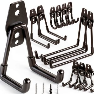 TICONN Garage Hooks Heavy Duty Rust Resistant Wall Mount-0