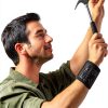 LATME Magnetic Wristband Tool Holster Black Polyester-5