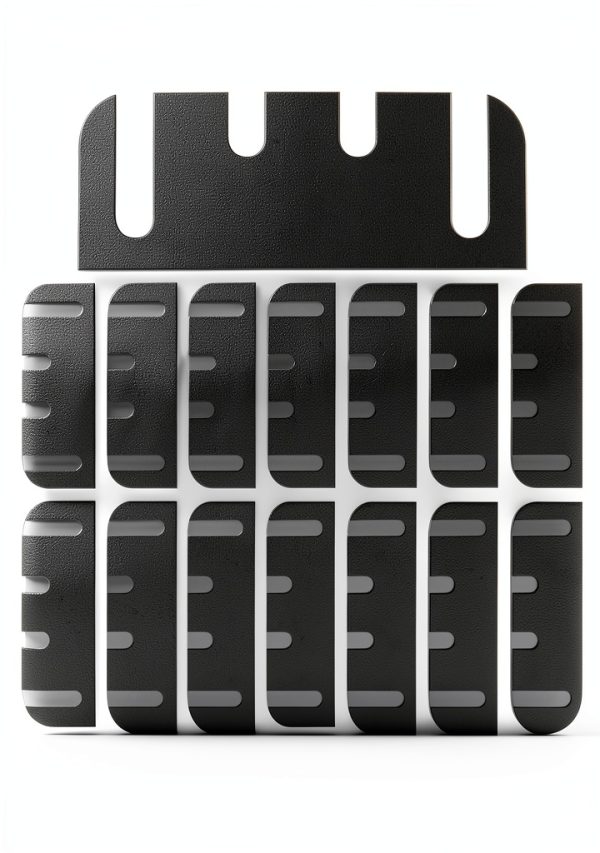 Anglecai Door Hinge Shim Stainless Steel Sawtooth Design-0