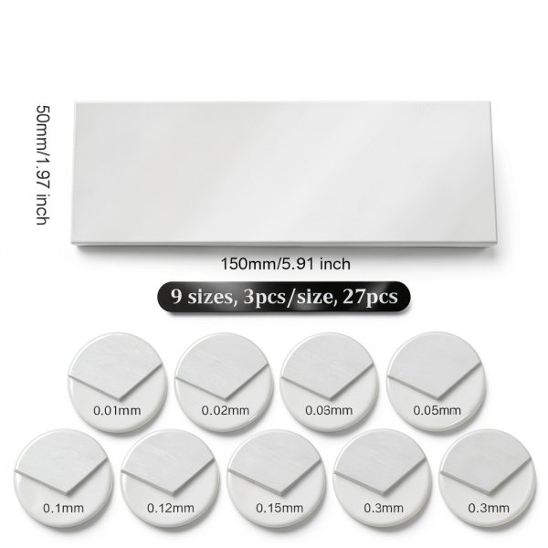 Stainless Steel Gasket OLYCRAFT 27pcs 9 Thicknesses-1
