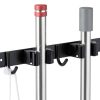 VOZE Mop Broom Holder Wall Mount Stainless Steel Organizer-3