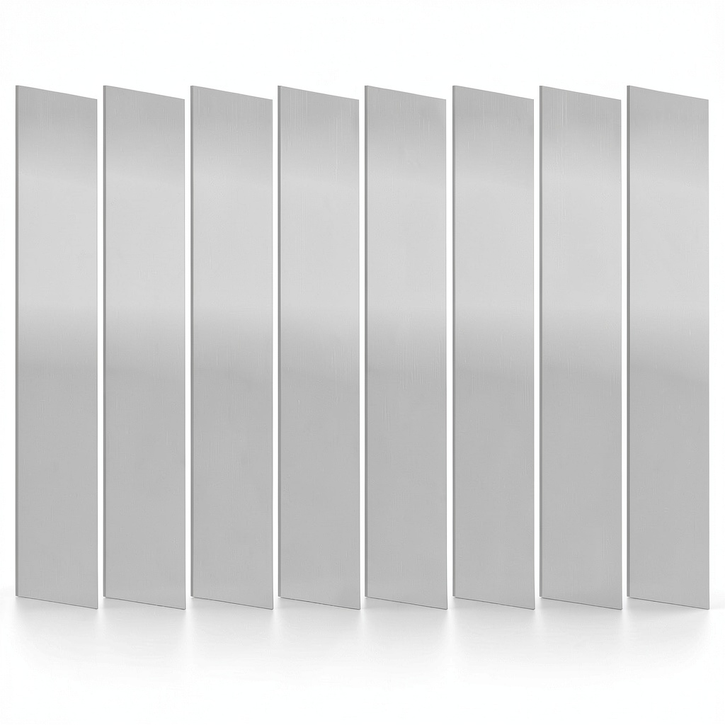 Stainless steel shim strips being used to adjust a jewelry setting