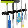 Stainless Steel Broom Holder Wall Mount VOZE Garage-1