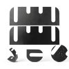 Anglecai Door Hinge Shim Stainless Steel Sawtooth Design-2
