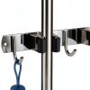 VOZE Mop Broom Holder Wall Mount Stainless Steel Organizer-4