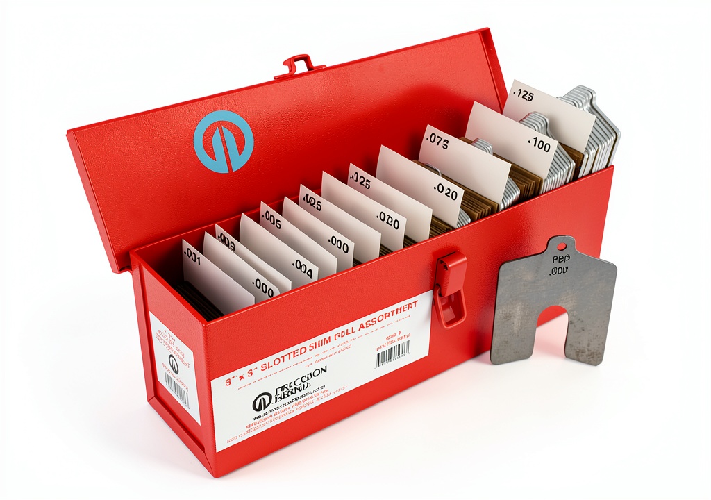 Installing Precision Brand Stainless Steel Shim Assortment Rust on a workshop bench