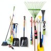 HOME IT Plastic Broom Holder Wall Mount Durable Garage-2