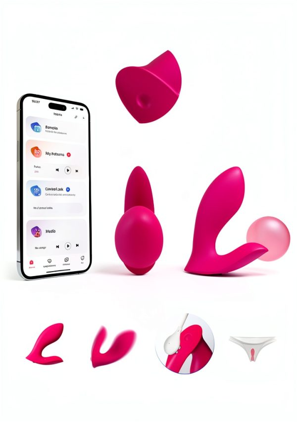 LOVENSE Flexer Bluetooth Butterfly Vibrator 3in1-5
