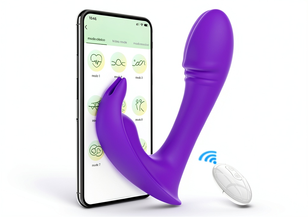 Installing AMBOLOVE App Control Panty Vibrator Silicone on a wooden desk