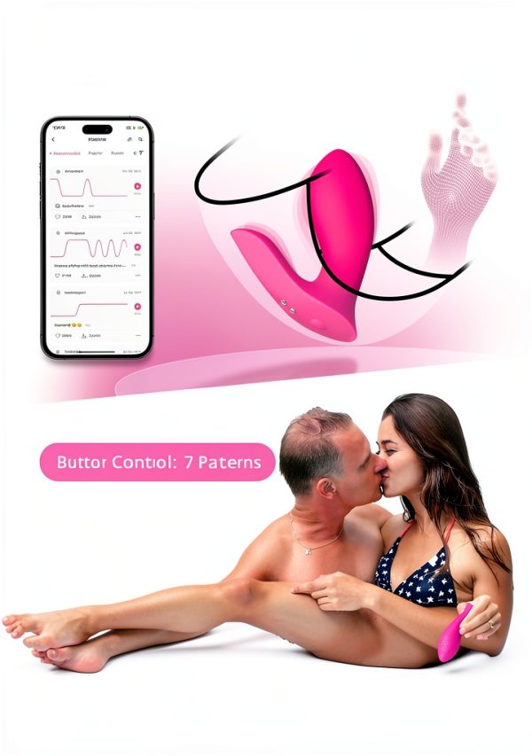 LOVENSE Flexer Bluetooth Butterfly Vibrator 3in1-3