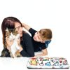Cat Grooming Wrap CKNCY 27.6 Inch Burrito for Cats 15lb Anti Scratch-6