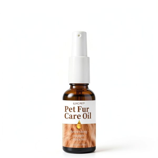 Pet Fur Care Oil - Detangles, Reduces Shedding - Adds Shine with Collagen & Natural Oils - Leave-in Conditioner for Dogs & Cats - 1.01 fl. oz-2
