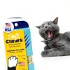 Soft Claws Cat Nail Caps for Medium Cats – 40 Clear Caps Made in USA-1