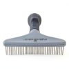FURminator Dog Cat Grooming Rake Gray Standard Rotating Teeth-1