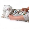 Cat Grooming Wrap CKNCY 27.6 Inch Burrito for Cats 15lb Anti Scratch-3