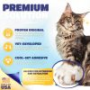Soft Claws Cat Nail Caps for Medium Cats – 40 Clear Caps Made in USA-4