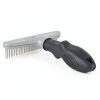 FURminator Dog Cat Grooming Rake Gray Standard Rotating Teeth-5