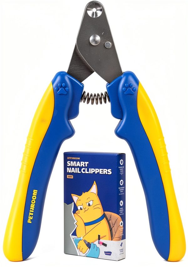 Cat Nail Clipper PETHROOM Premium Stainless Steel Grooming Tool-0