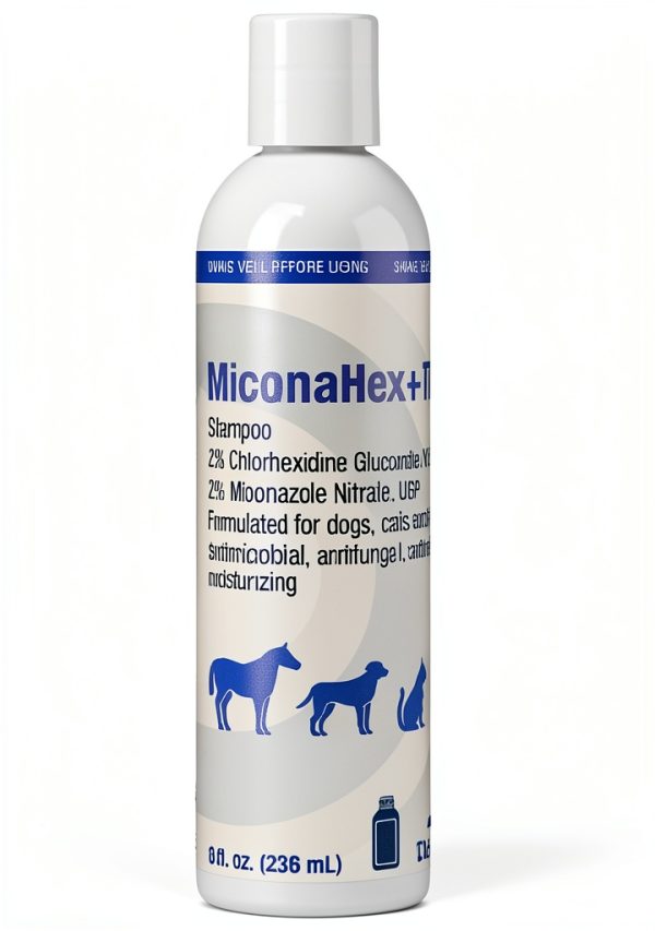 MiconaHex Triz Shampoo for Dogs Cats Horses 8 oz Healthy Skin Formula-0