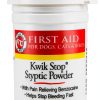 Miracle Care Kwik Stop Styptic Powder for Dogs, Cats and Birds, 0.5 Ounce, Fast Acting Blood Stop Powder with Pain Relieving Benzocaine-0