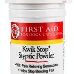 Miracle Care Kwik Stop Styptic Powder for Dogs, Cats and Birds, 0.5 Ounce, Fast Acting Blood Stop Powder with Pain Relieving Benzocaine-0