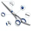Professional 4 in 1 Dog & Cat Grooming Scissors Kit with Safety Round Tips,Sharp & Durable,Dog Shears for Grooming - Includes Straight, Curved, Thinning Scissors and Comb - Premium Pet Supplies-2