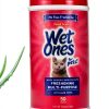 Wet Ones for Pets Cat Grooming Wipes Aloe Vera Fresh Scent 50 Count-2