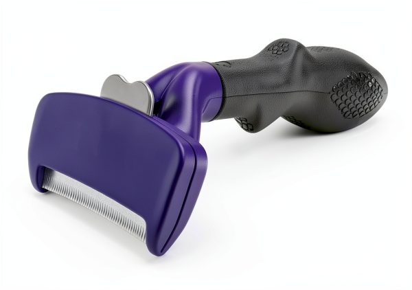 FURminator deShedding Tool for Cats - Long Hair, Stainless Steel Edge-0