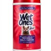 Wet Ones for Pets Cat Grooming Wipes Aloe Vera Fresh Scent 50 Count-1