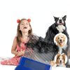 Flea Lice Comb 4 Pack Stainless Steel Grooming Set by Brillirare-6